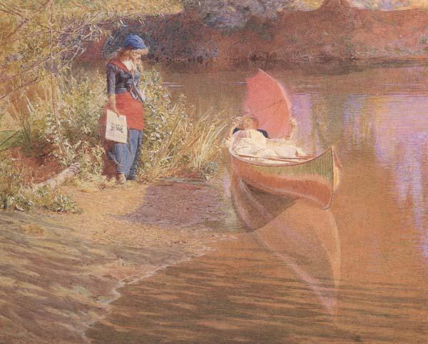 Edward john Gregory,RA.RI Marooning (mk46) oil painting picture